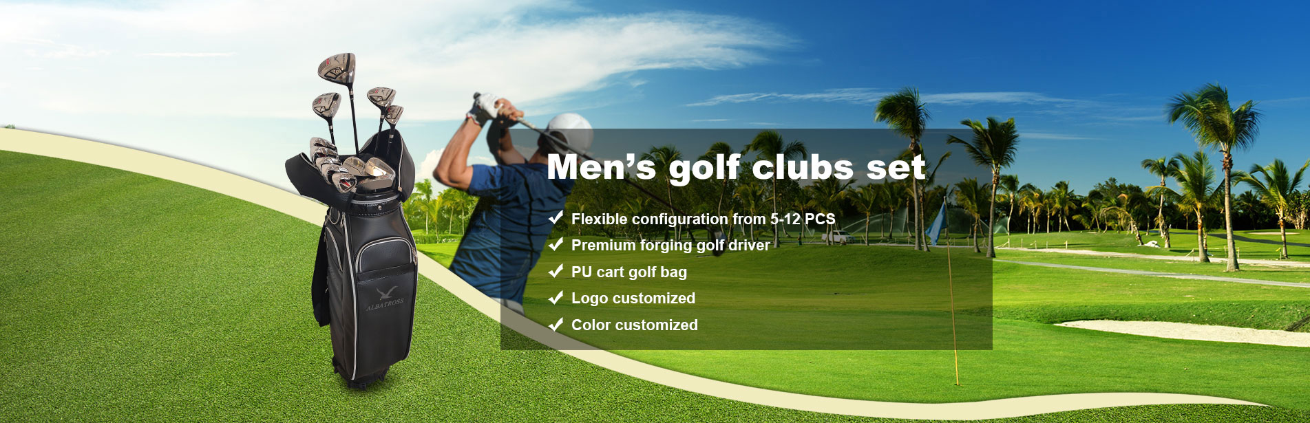 Mænd golfkøller sæt producent